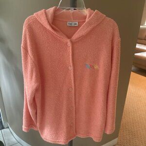 Limit Line 2 Piece Terrycloth Hooded Jacket and Crop Pants